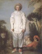 Jean-Antoine Watteau Pierrot also Known as Gilles (mk05) oil